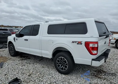 2022 Ford F150 Super Cab из США, поврежденный, VIN 1FTEX1EP7NFA45857